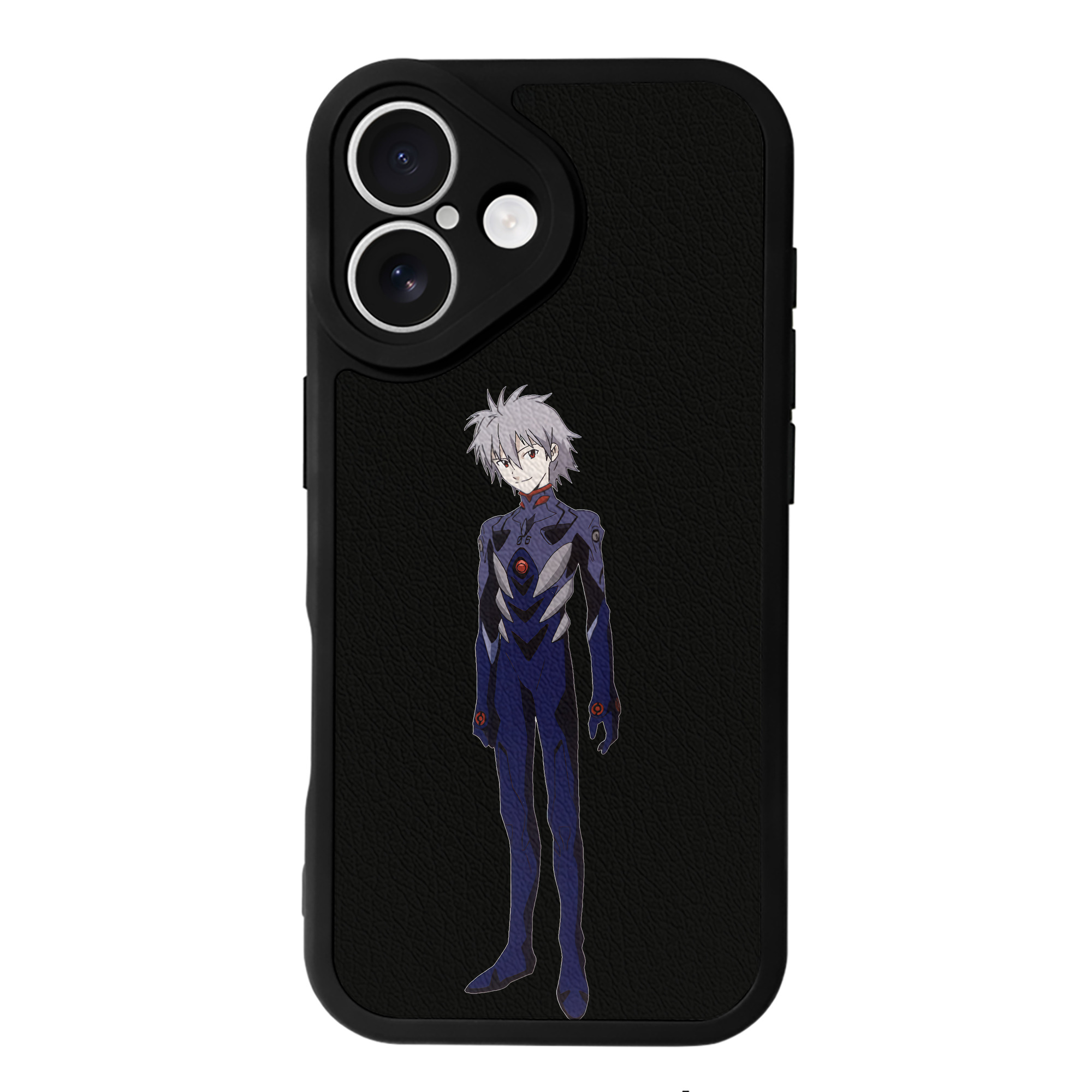 （画像用） EVA 新世紀エヴァンゲリオン 【iPhone 16シリーズ対応】シリコンスマホケース（レザー調） 材質：シリコン